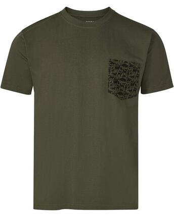 T-Shirt Brusttasche Waldtiere