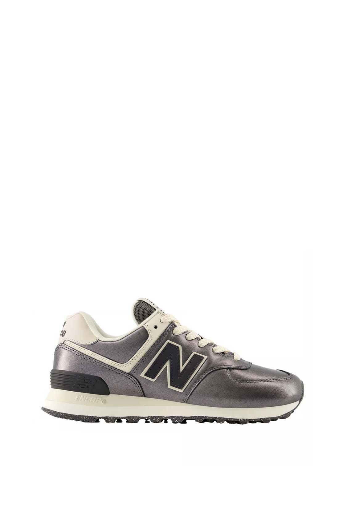 Sneakers donna 574 metallizzate 3/4