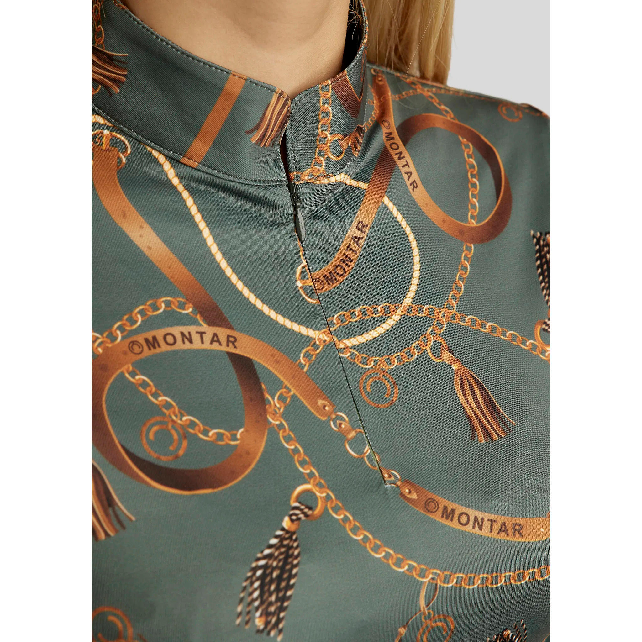 Damespolo met lange mouwen Montar Haily Bridle 3/3