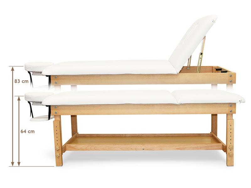 Camilla fija de madera con respaldo Wellcore 5/5