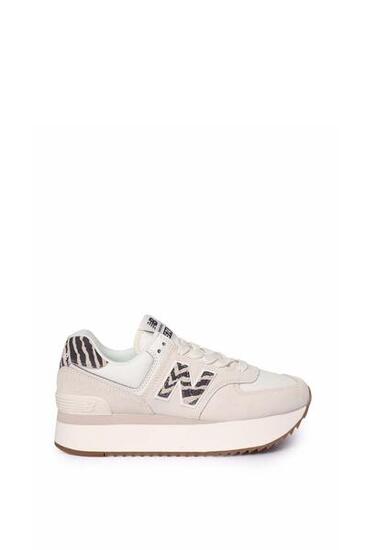 Sneakers donna 574 con platform