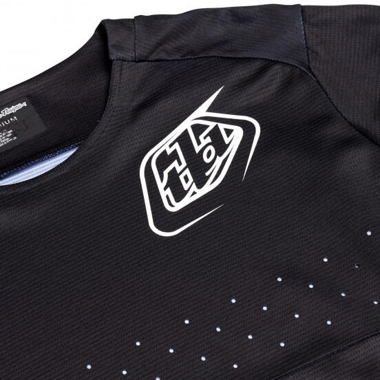 Troy Lee Designs Langarm Trikot Sprint Schwarz/Weiß 3/7
