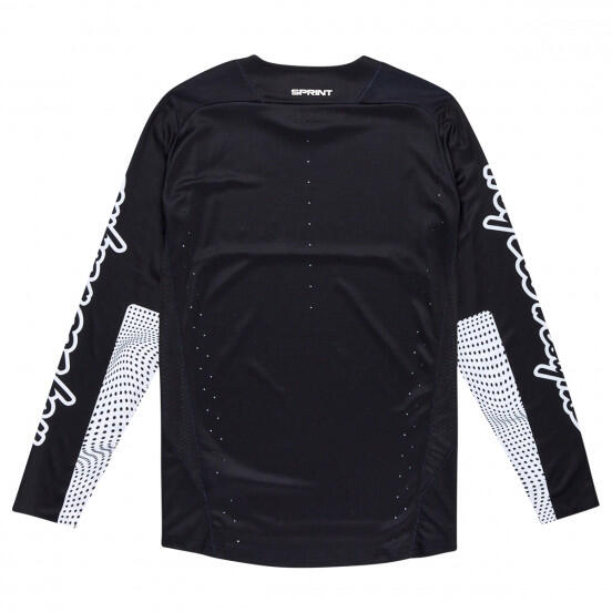Troy Lee Designs Langarm Trikot Sprint Schwarz/Weiß 2/7