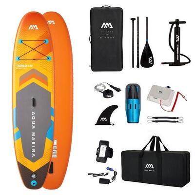 Paddle gonfiabile Aqua Marina Amgo Turbo 10.10 con propulsione autonoma Bluedriv
