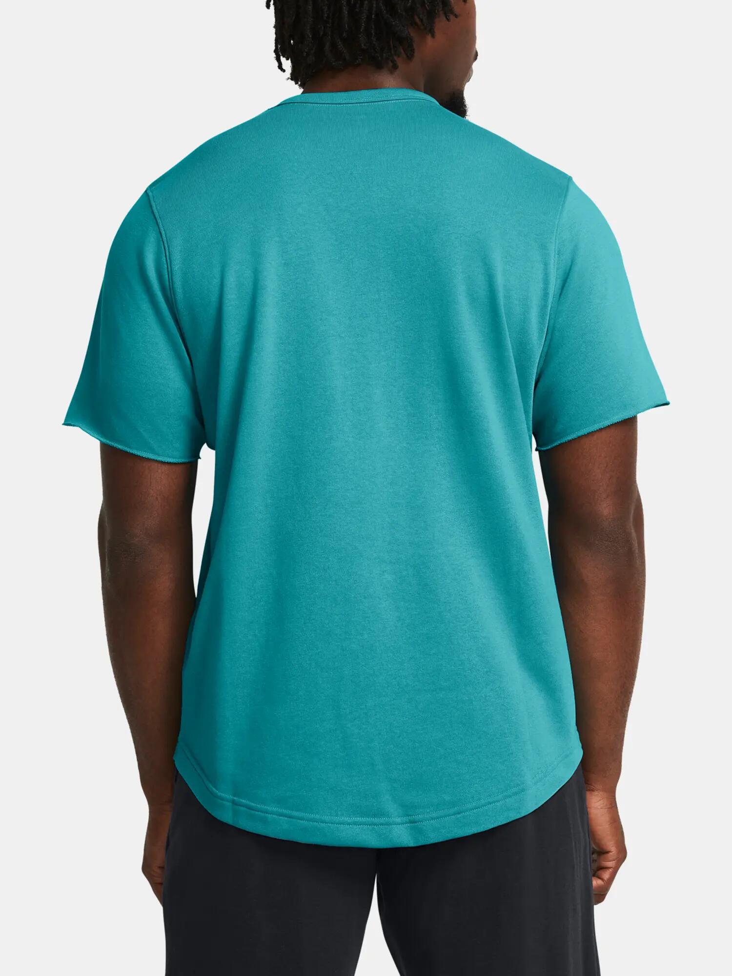 Férfi Under Armour UA Rival Terry SS Colorblock póló 2/4