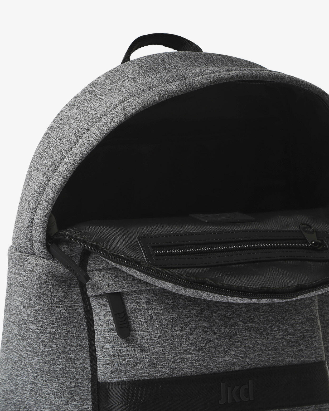 Sac de fitness synthétique gris mélangé pour homme et femme 4/4