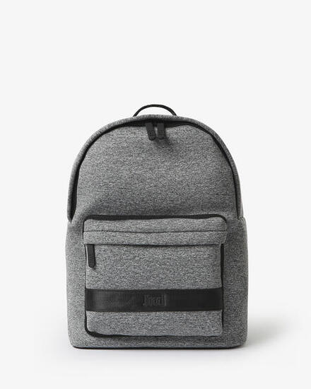 Sac de fitness synthétique gris mélangé pour homme et femme