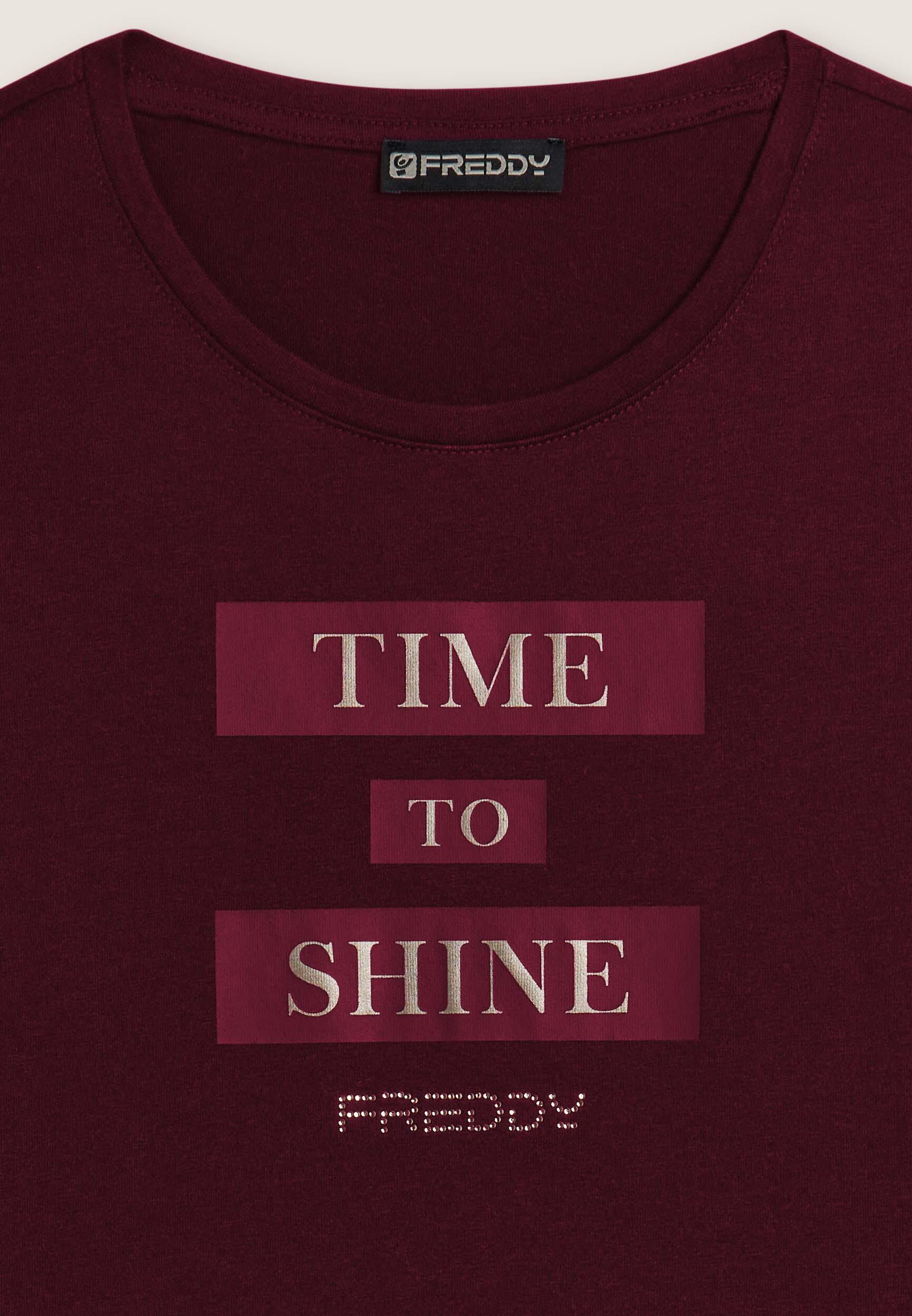 T-shirt da donna con grafica e slogan motivazionale 3/3