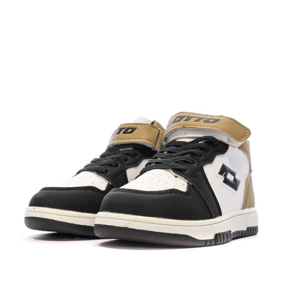 Zapatillas Lotto Ravenne Blancas y Negras para Niño 6/7