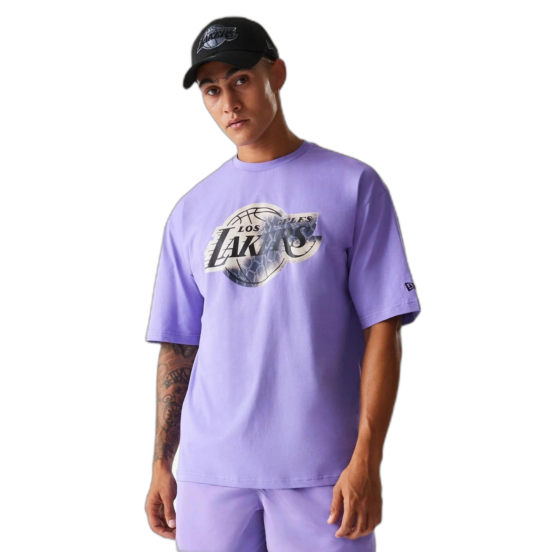 NEW ERA Los Angeles Lakers oversized T-shirt Aop Infill