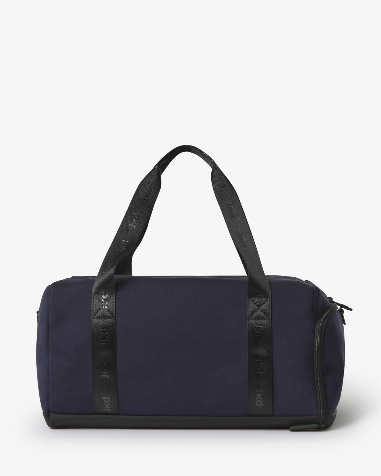 Marineblaue Fitnesstasche aus Synthetik für Damen und Herren 3/4
