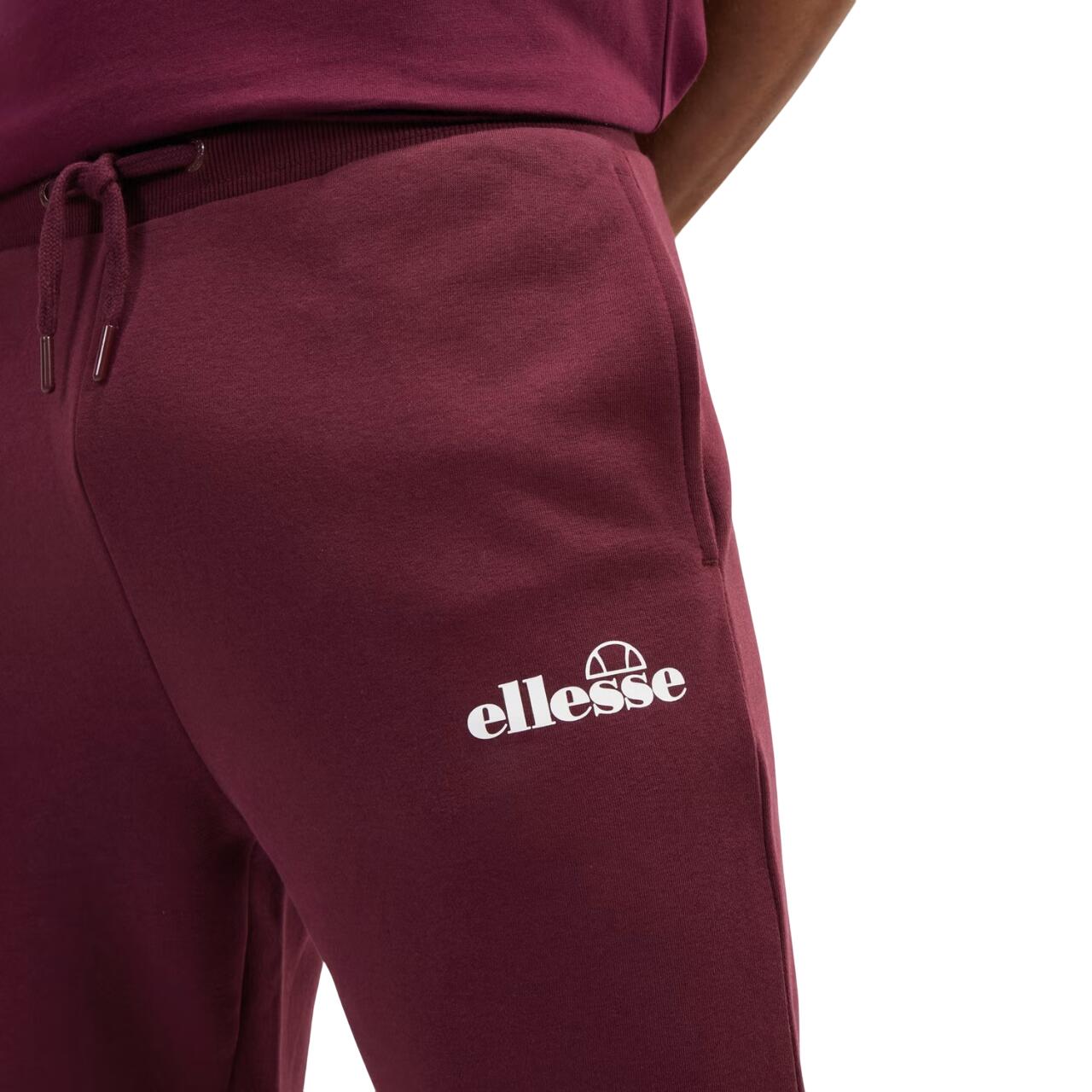 ellesse Herren Jogginghose Cravo burgunderrot 3/4