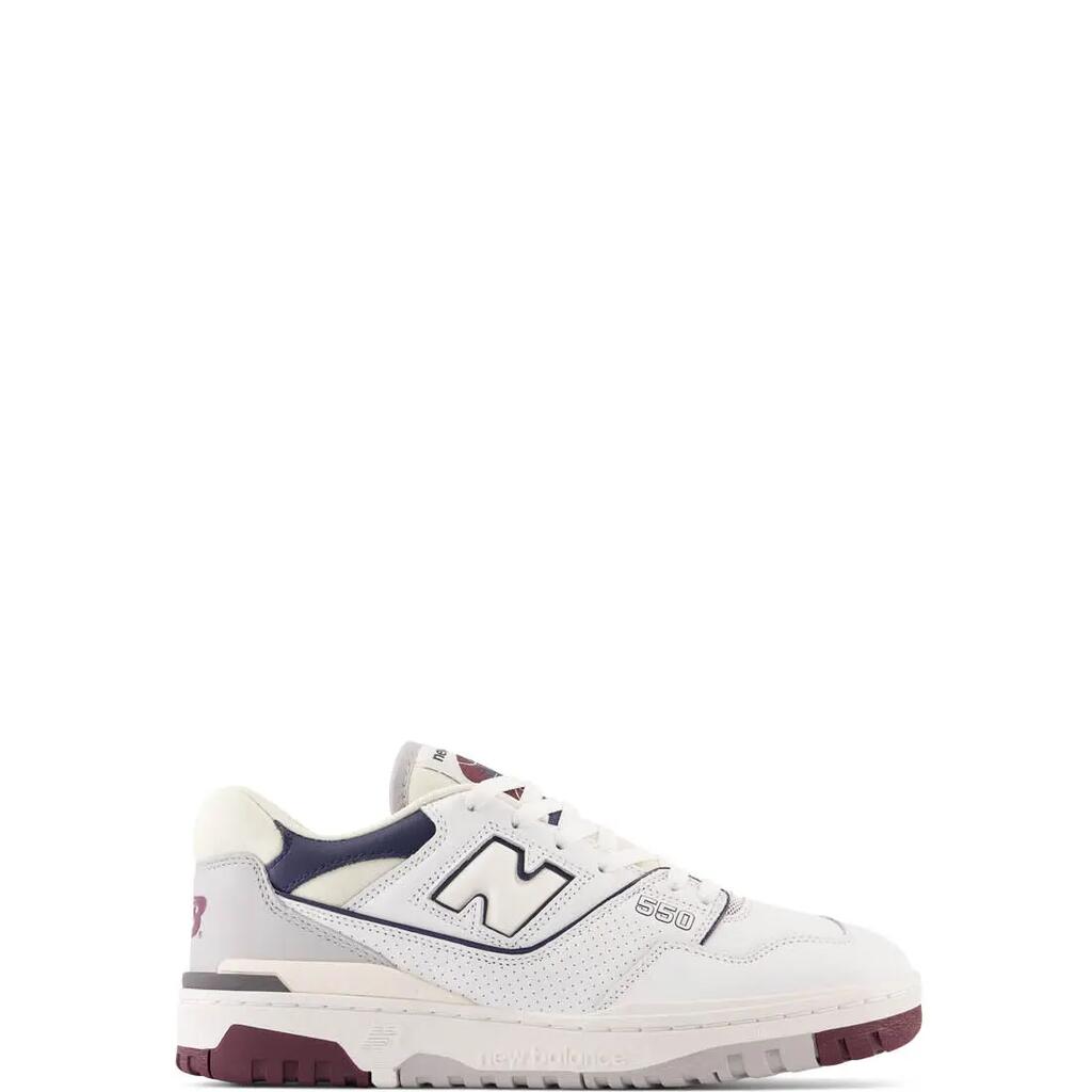 Lifestyle - Shoes - Colour-block - 550 White/Indigo/Burgundy