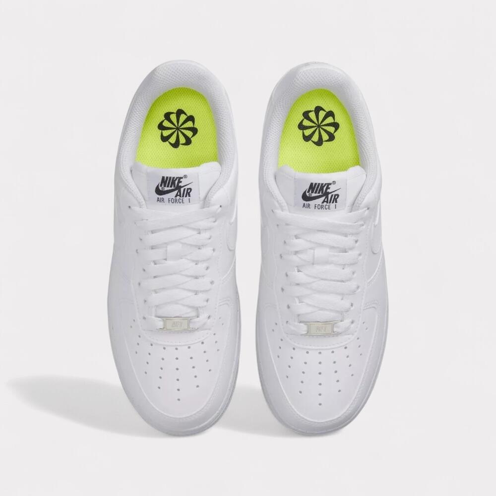 Unisex - schuhe - air force 1 low - weiß/metallic-grau 2/4