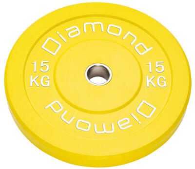 Disco bumper Sfida Pro gomma piena foro Ø50 mm training Diamond