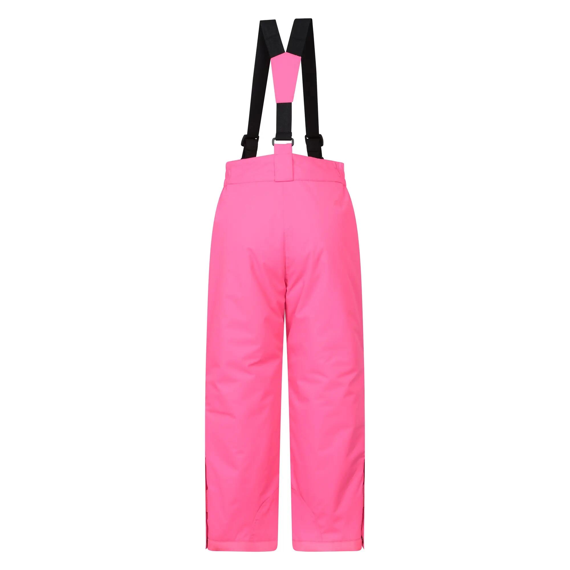 Pantalon de Ski Enfant Déperlant Genoux Renforcés Guêtres Pare-Neige, Honey 4/7