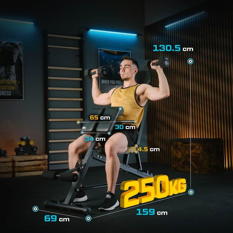 Banc de musculation réglable Trex Sport TX-200B avec pupitre à biceps 250 kg 3/7