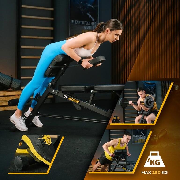 Banc de musculation réglable Trex Sport TX-200B avec pupitre à biceps 250 kg 2/7