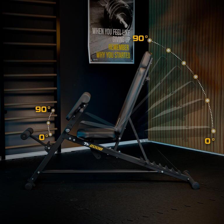 Banc de musculation réglable Trex Sport TX-200B avec pupitre à biceps 250 kg 6/7