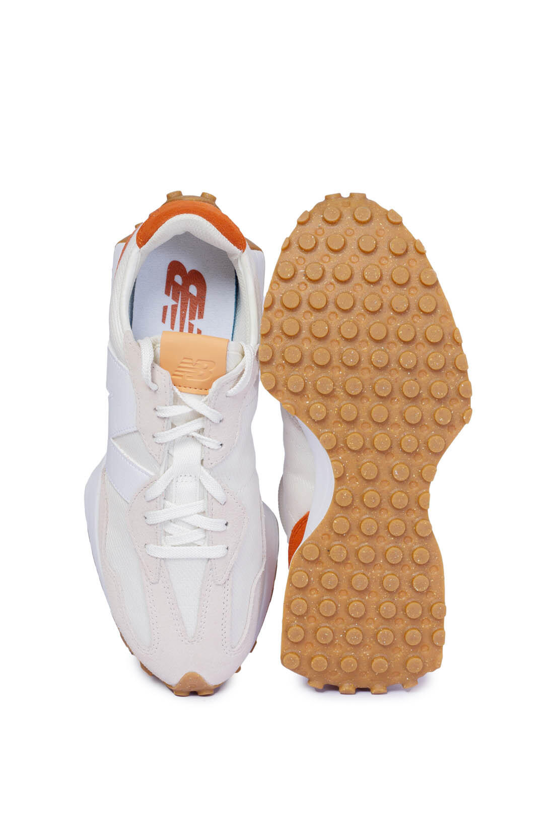 New Balance 327 Sea Salt Rust Oxide Damen 3/4