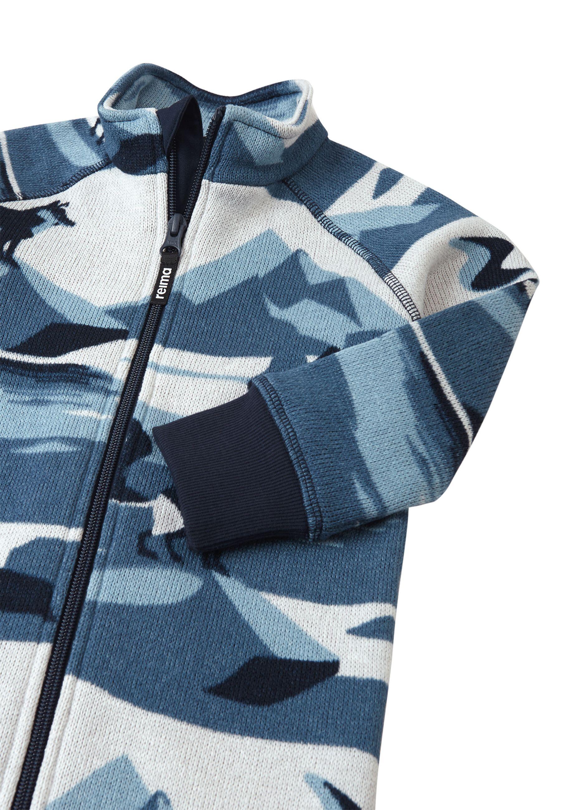 Kleinkinder Fleeceoverall Myytti Navy 3/4