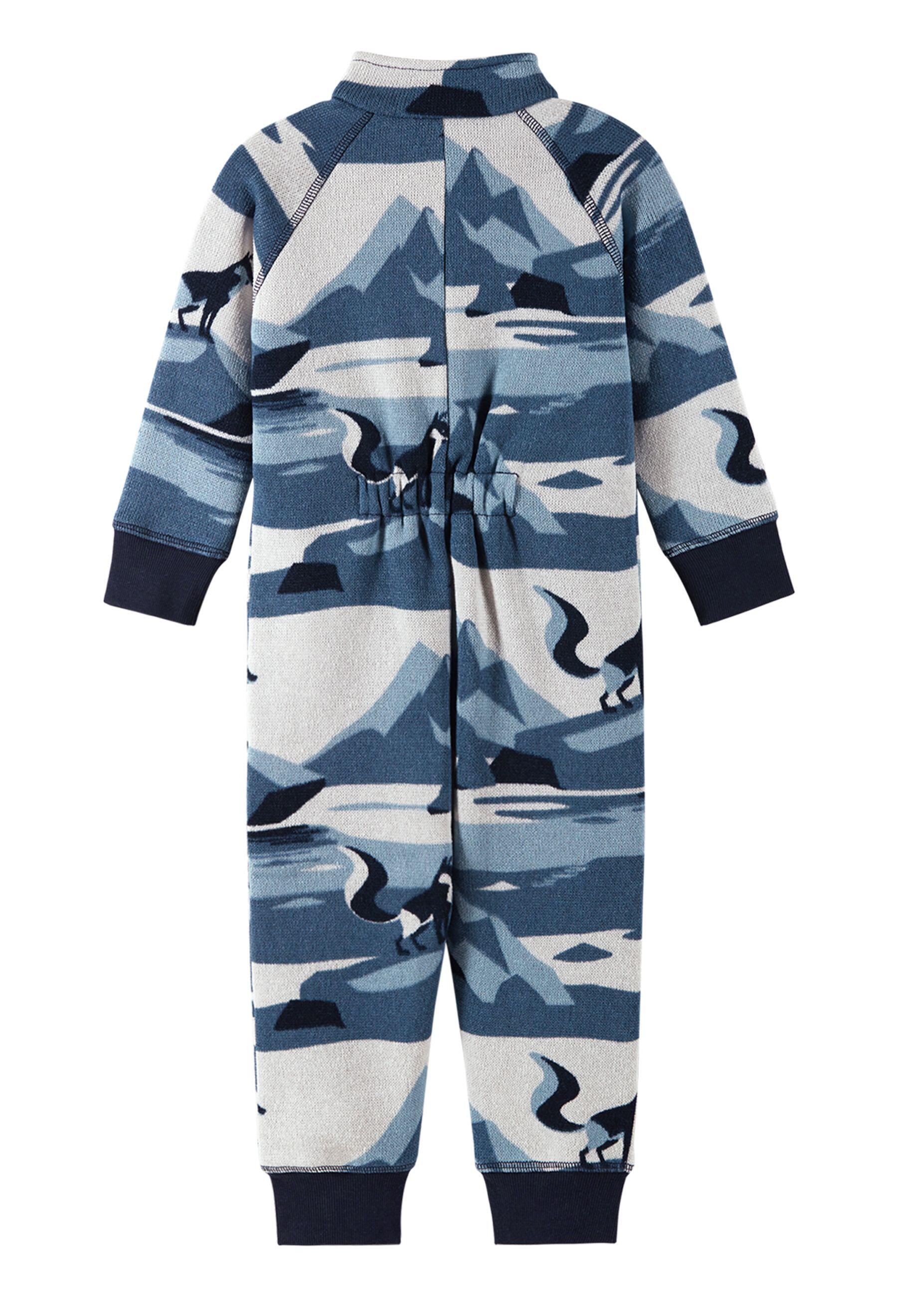 Kleinkinder Fleeceoverall Myytti Navy 2/4