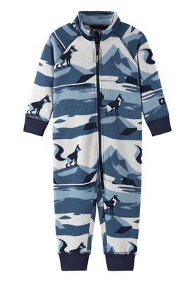 Tuta in pile per bambini Myytti blu navy