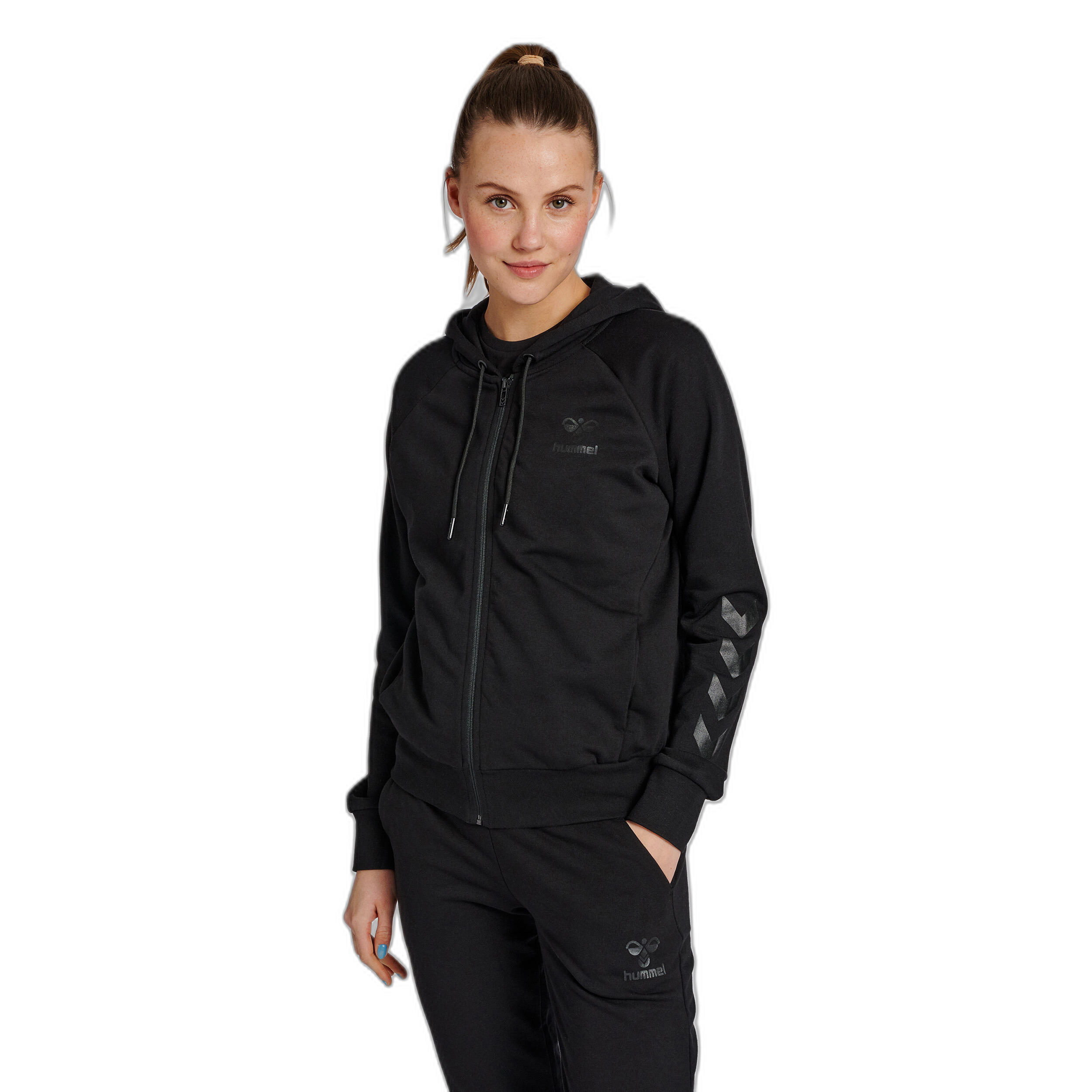 Sweatshirt à capuche zippé femme Hummel Noni 2.0 3/4