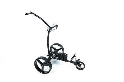 Golfted gt-ar zwart elektrische golftrolley aluminium met afstandsbediening