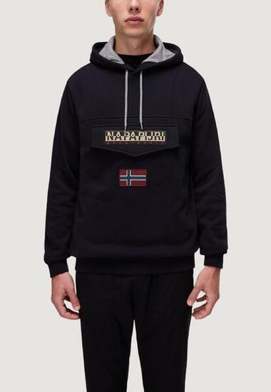 sweat-shirt BURGEE WINT 4 HOMME noir