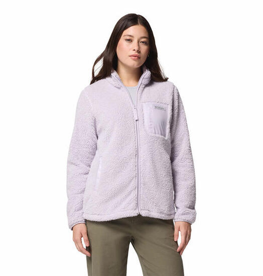 Fleece Pullover Damen - COLUMBIA West Bend™ Full Zip II - Lavender Pearl