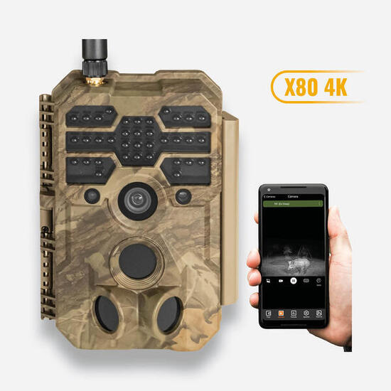 Cámara de caza GardePro X80 4K Pro con visión en directo y GPS