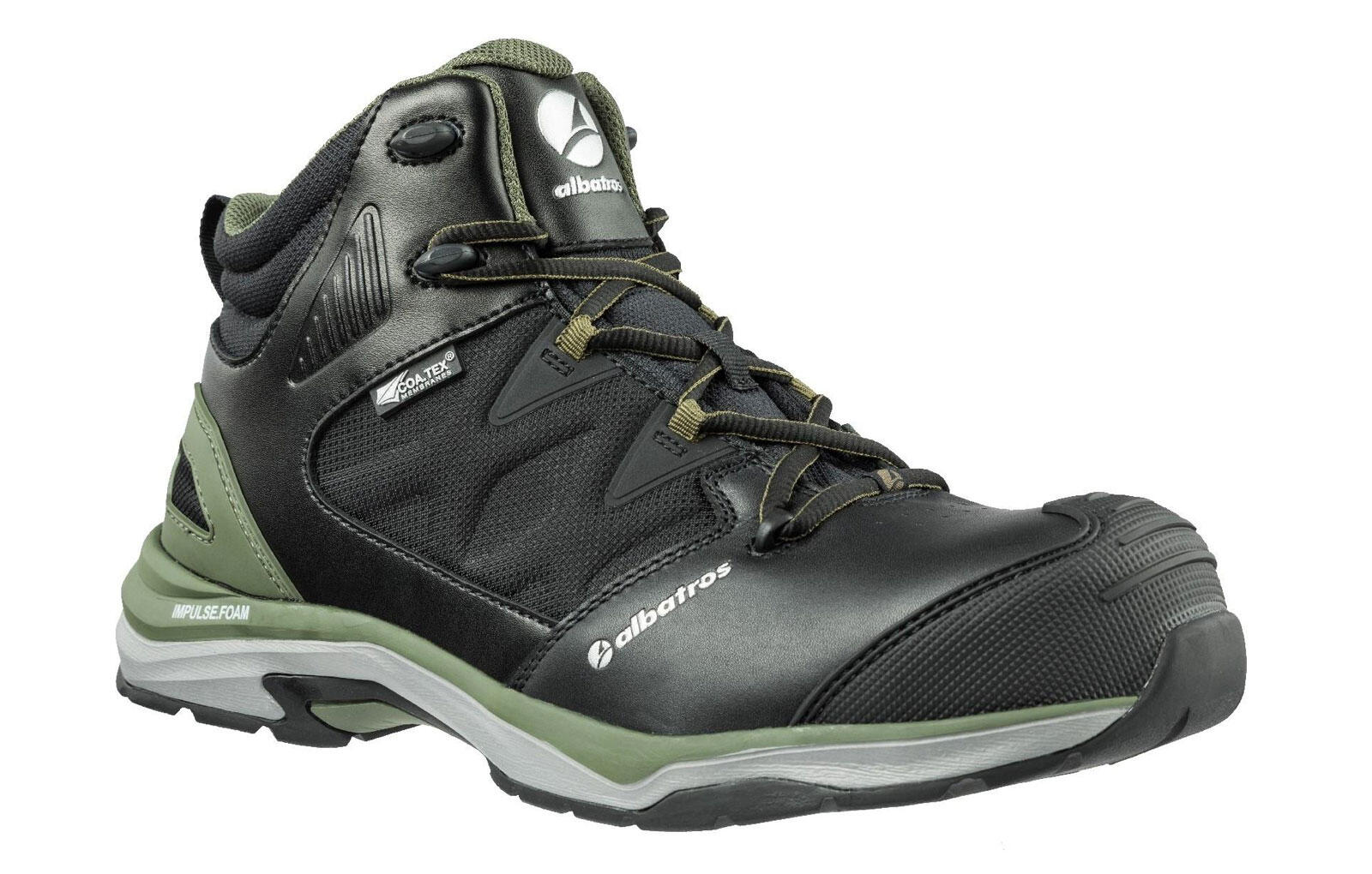 Albatros Ultratrail Olive Ctx Mid Safety Boots 2/5