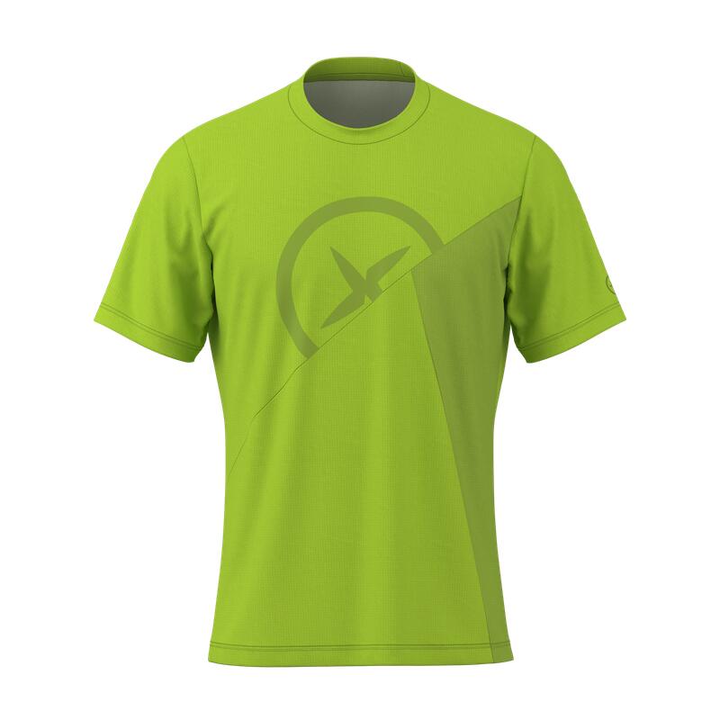 Great Escapes Scorpius man T-shirt lime green/titanite 1/2