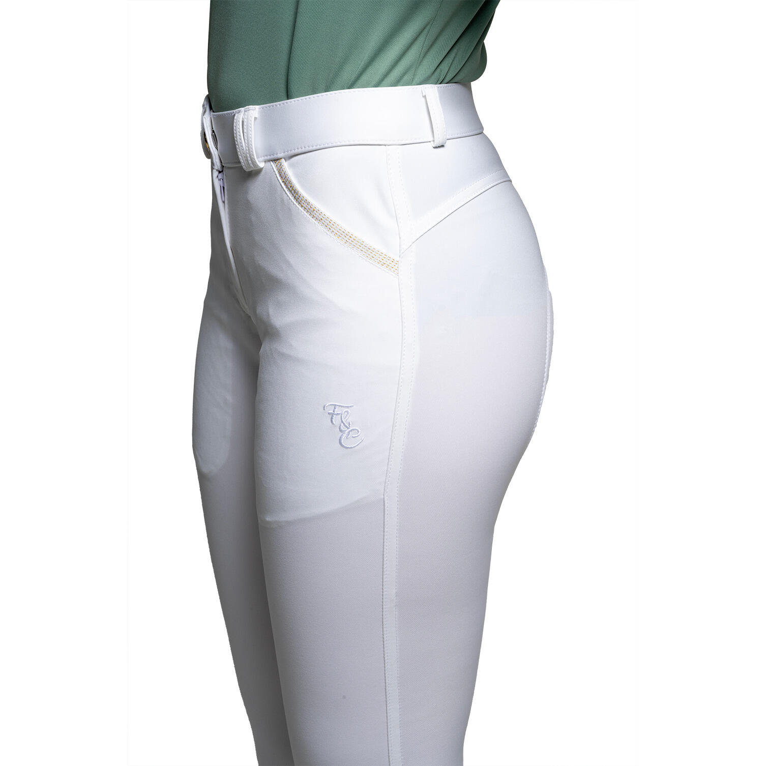 Pantaloni da competizione da donna a media aderenza Flags&Cup Tupila 3/4