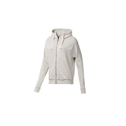 Sweat universel femmes Reebok Training Essentials Marble Logo Full Zip