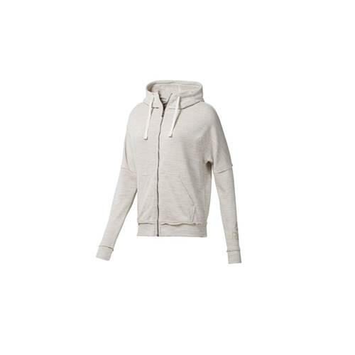 Felpe universali donna Reebok Training Essentials Marble Logo Full Zip