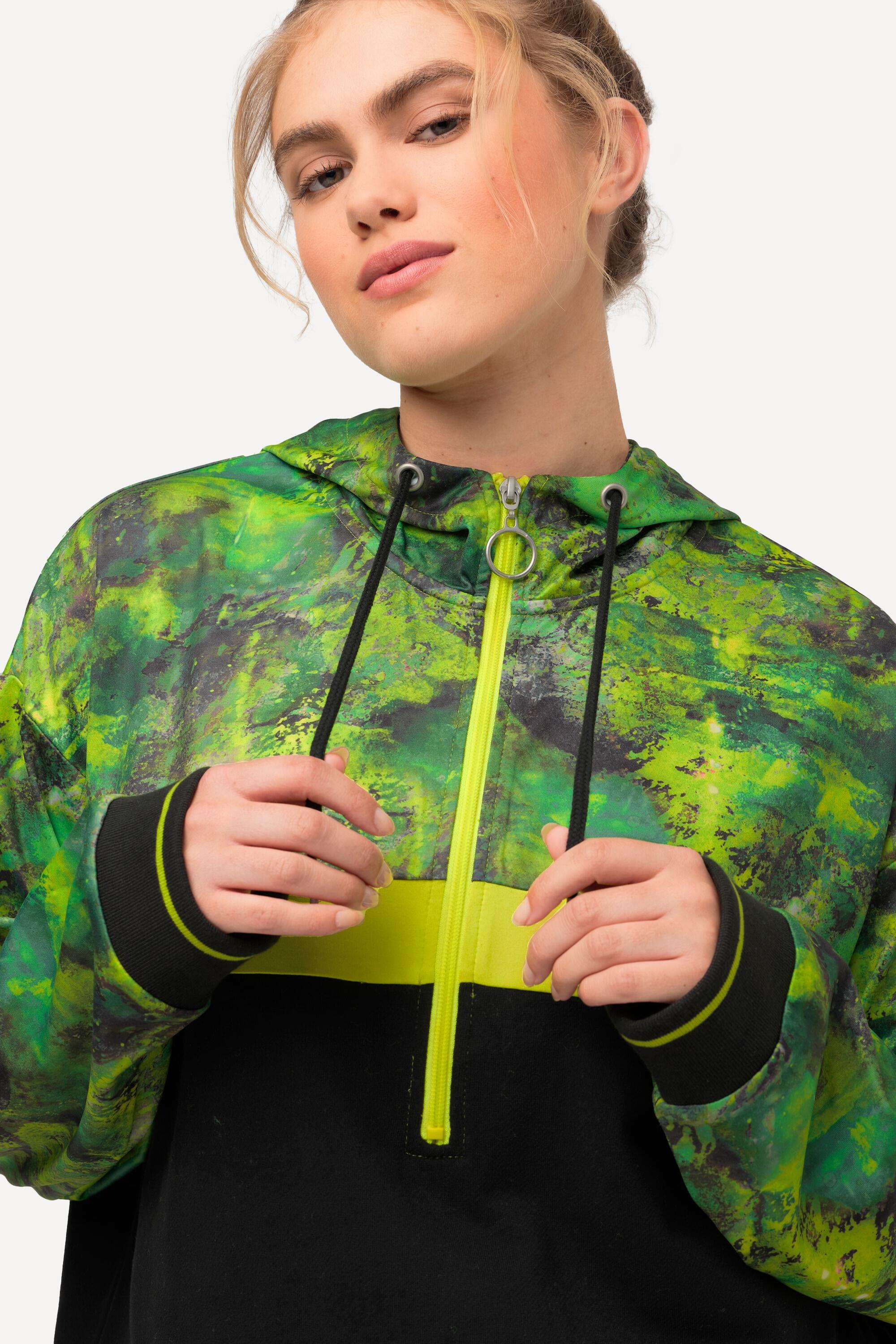 Femme Sweat à capuche et manches longues cordon coulissant sèche rapidement 3/5