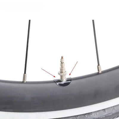 Klare Presta-Ventilschutz-Aufkleber 2×2 cm (2er-Set)