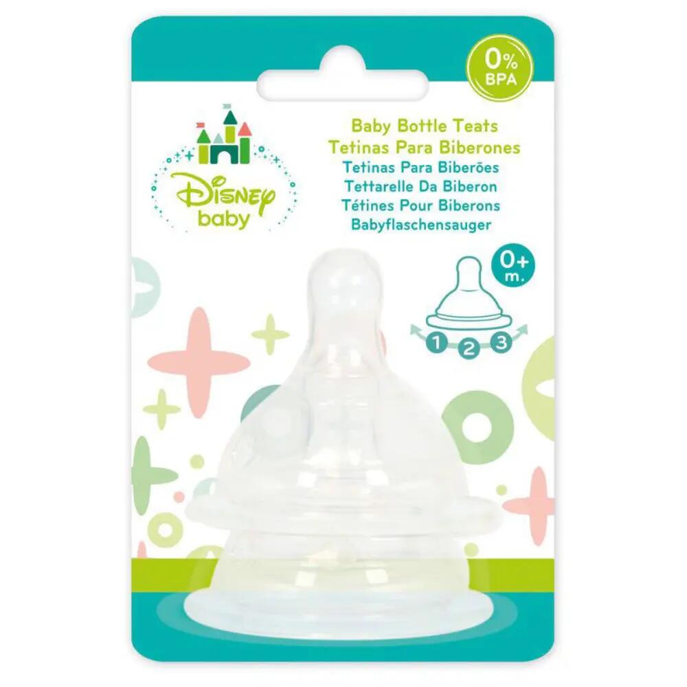 Set 2 Tetinas Silicona Para Biberón Disney 2/3