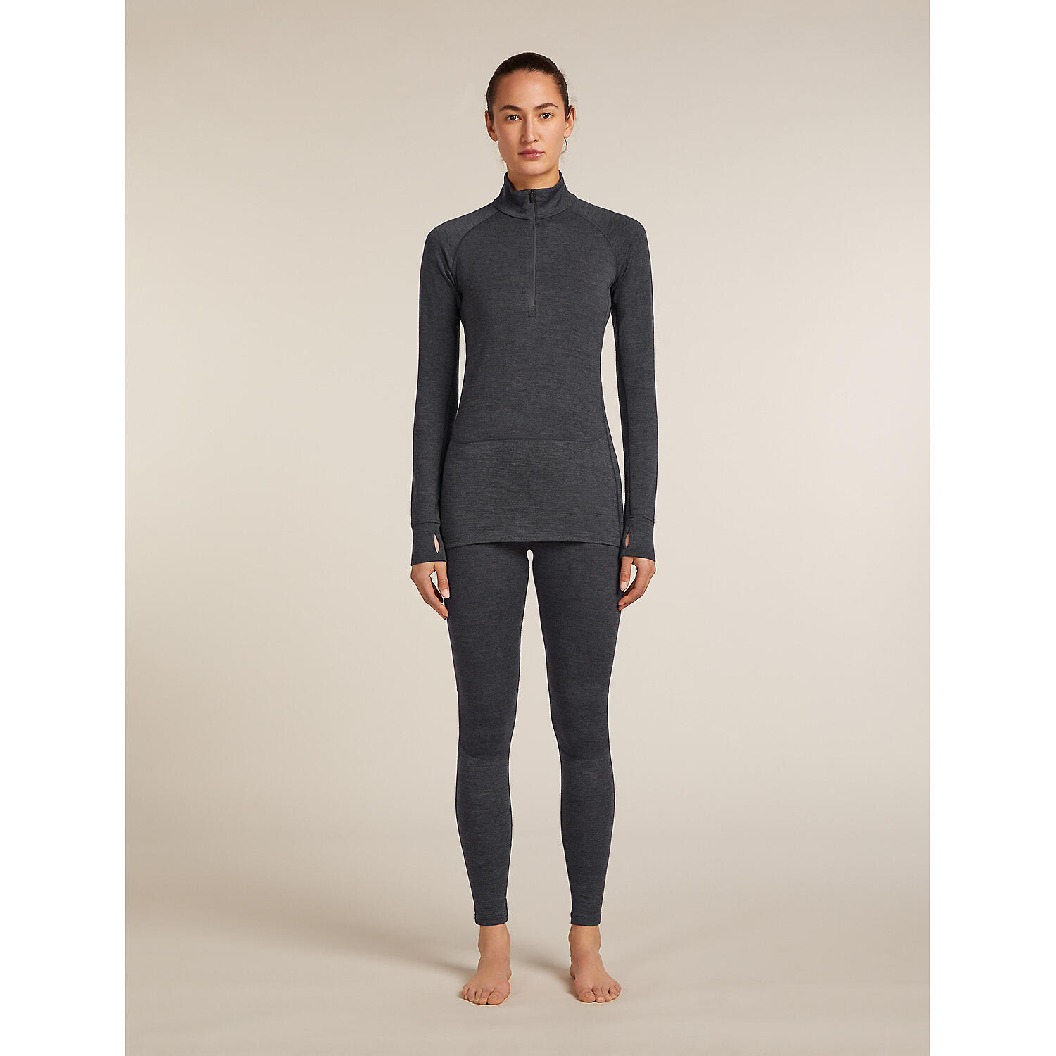 Damen Unterhemd Wo Merino 260 ZoneKnit LS Half 4/4
