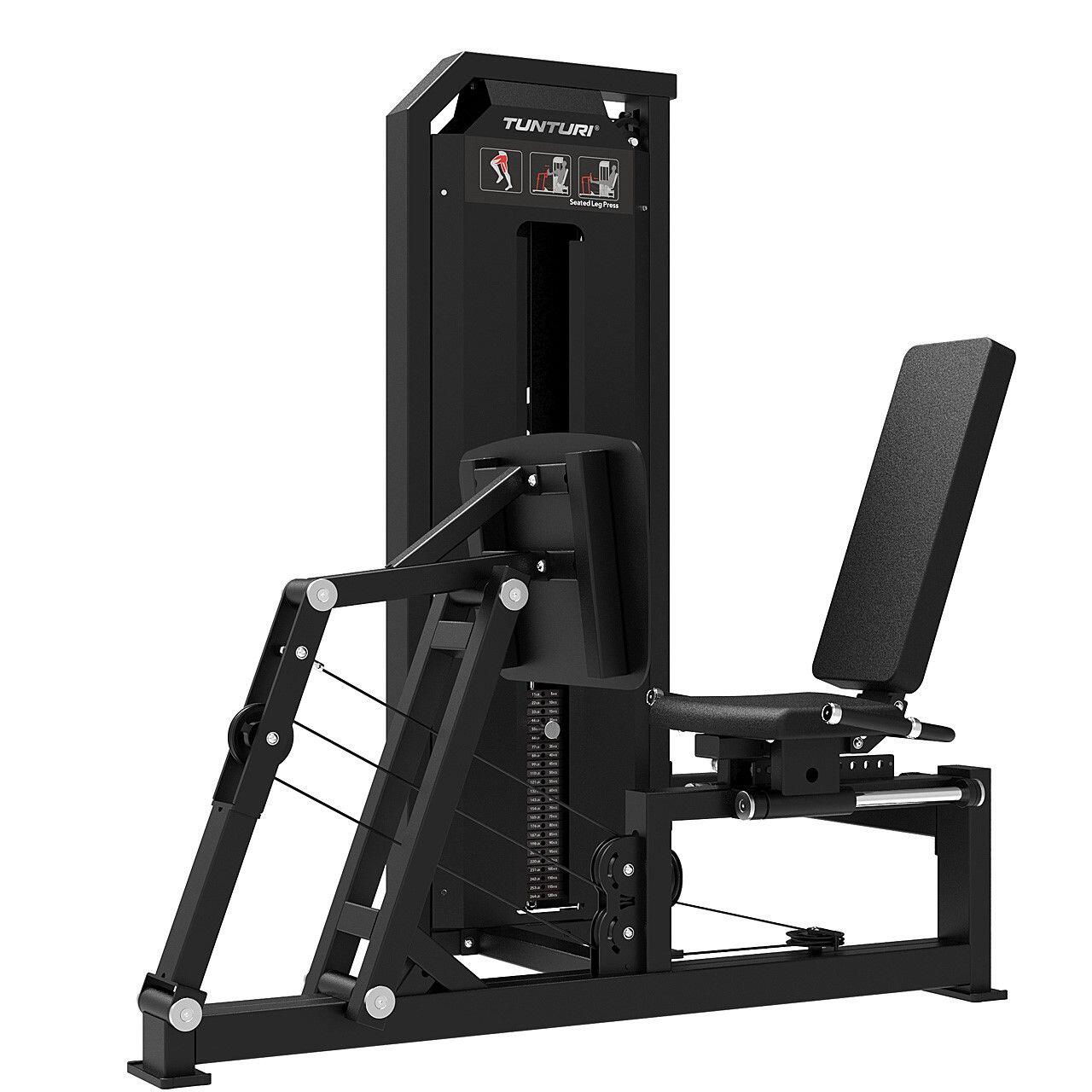 TUNTURI Tunturi Platinum Seated Leg Press with Weight Stack