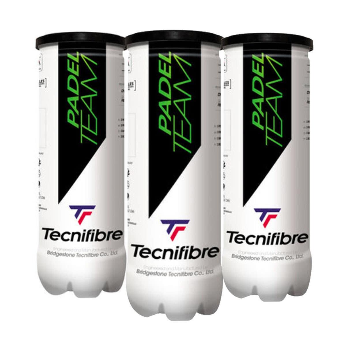 Enebe - Tripack De Boîtes De 3 Balles Tecnifibre Padel Team - Raquette De Padel - Multicolore - Taille Unique - Decathlon