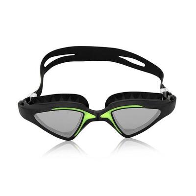 Nivia 4087bg unicore zwembril zwart/groen – anti-fog & uv bescherming