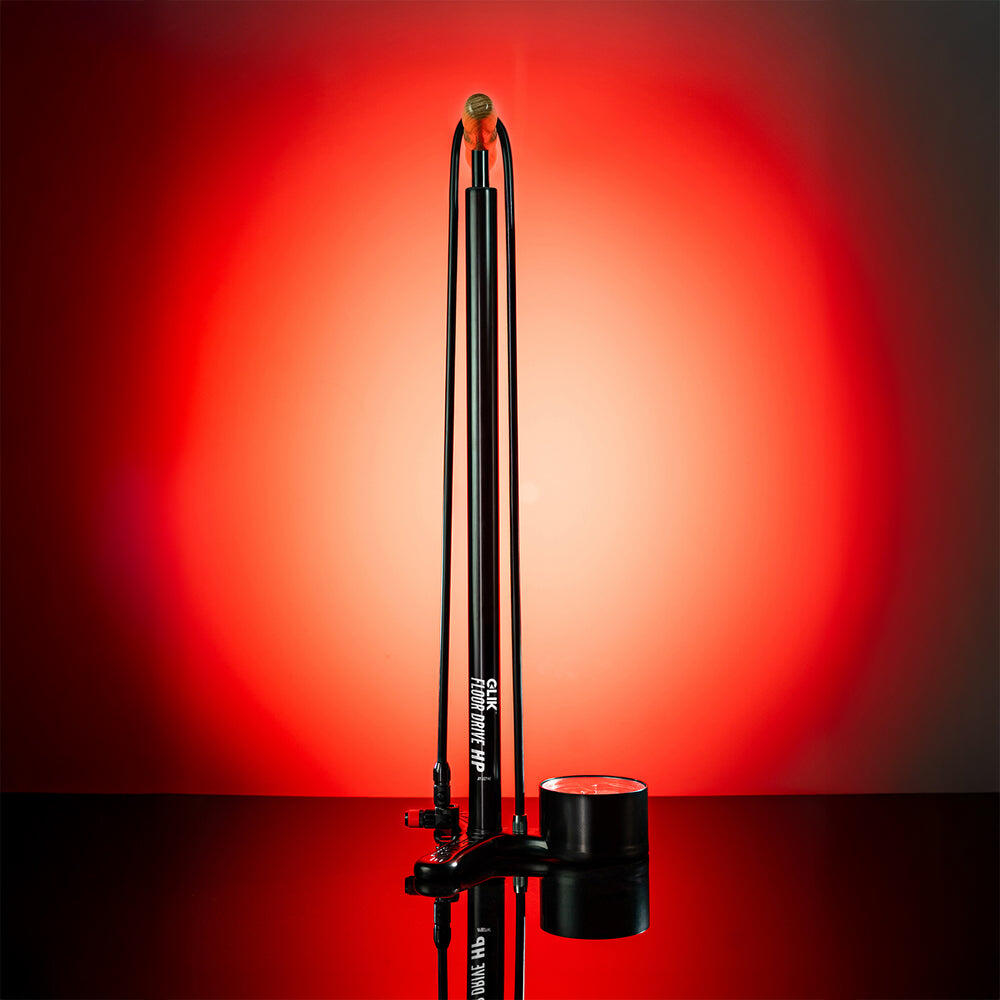 2951 Floor Pump Steel HP Clik™ Zwart-mat 63,5 cm 3/5