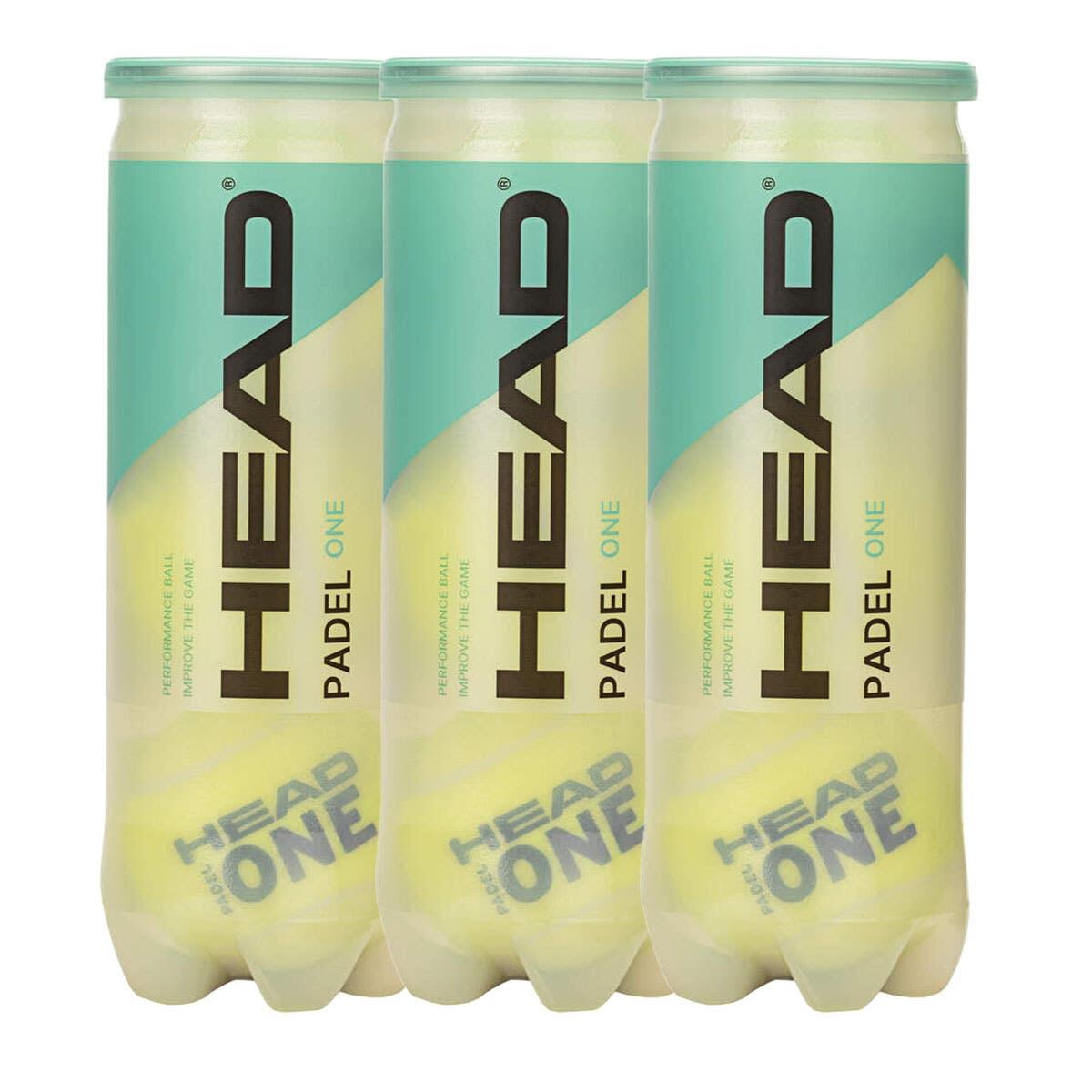 Head - Tête Padel One Boîte À 3 Balles Tripack - Raquette De Padel - Multicolore - Taille Unique - Decathlon