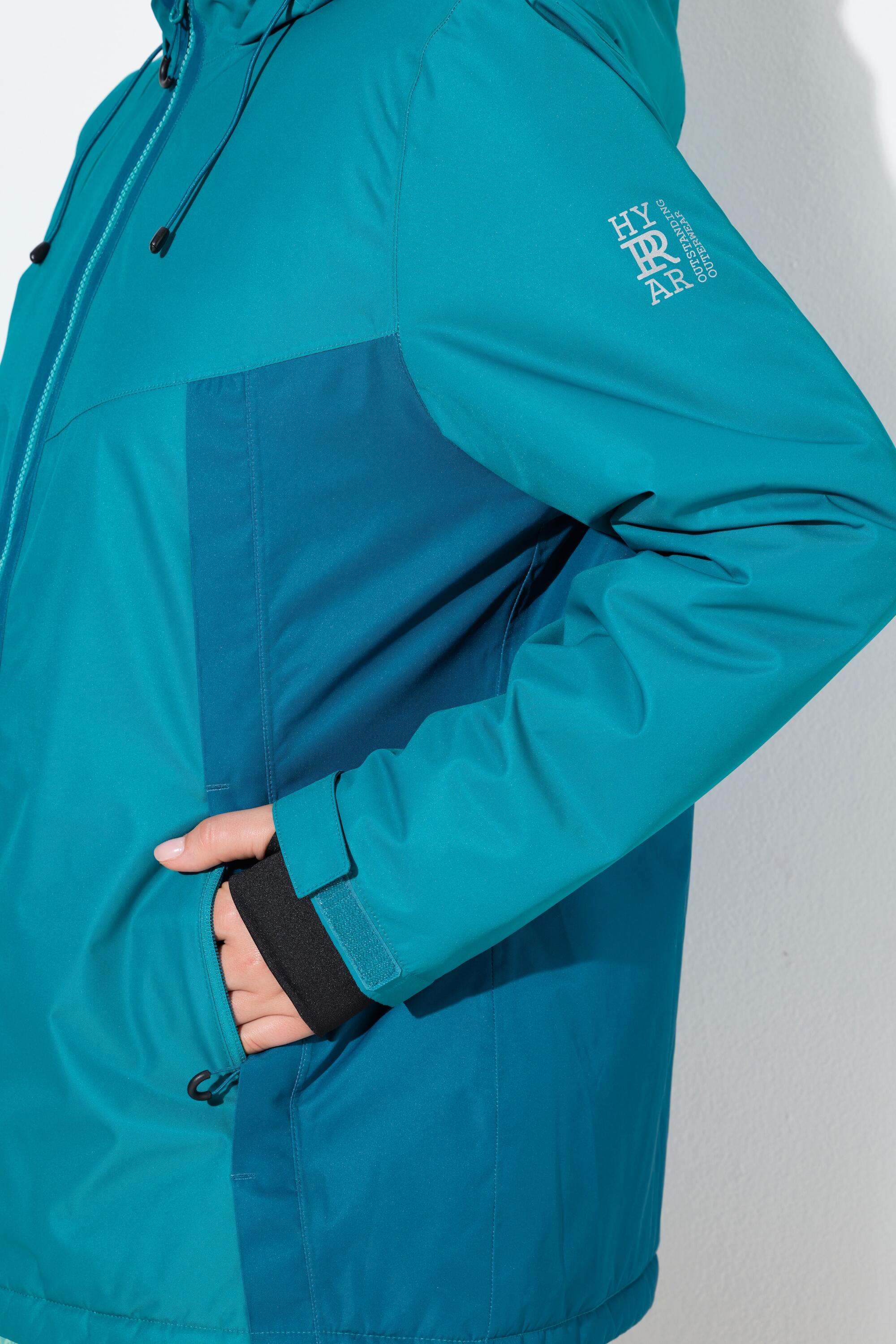 Femme Veste technique HYPRAR à capuche matière imperméable poignets coupe-vent 5/7