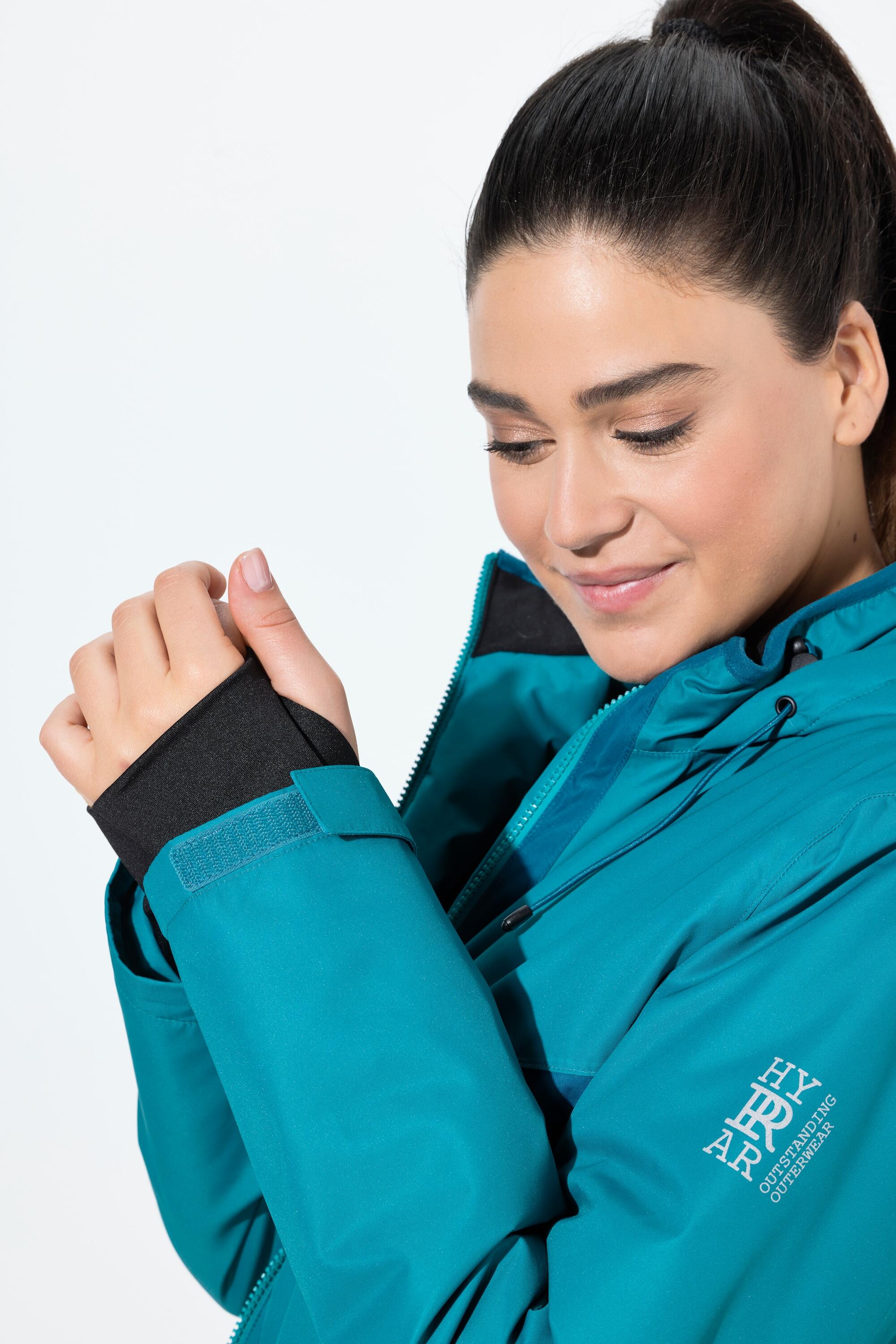Femme Veste technique HYPRAR à capuche matière imperméable poignets coupe-vent 7/7