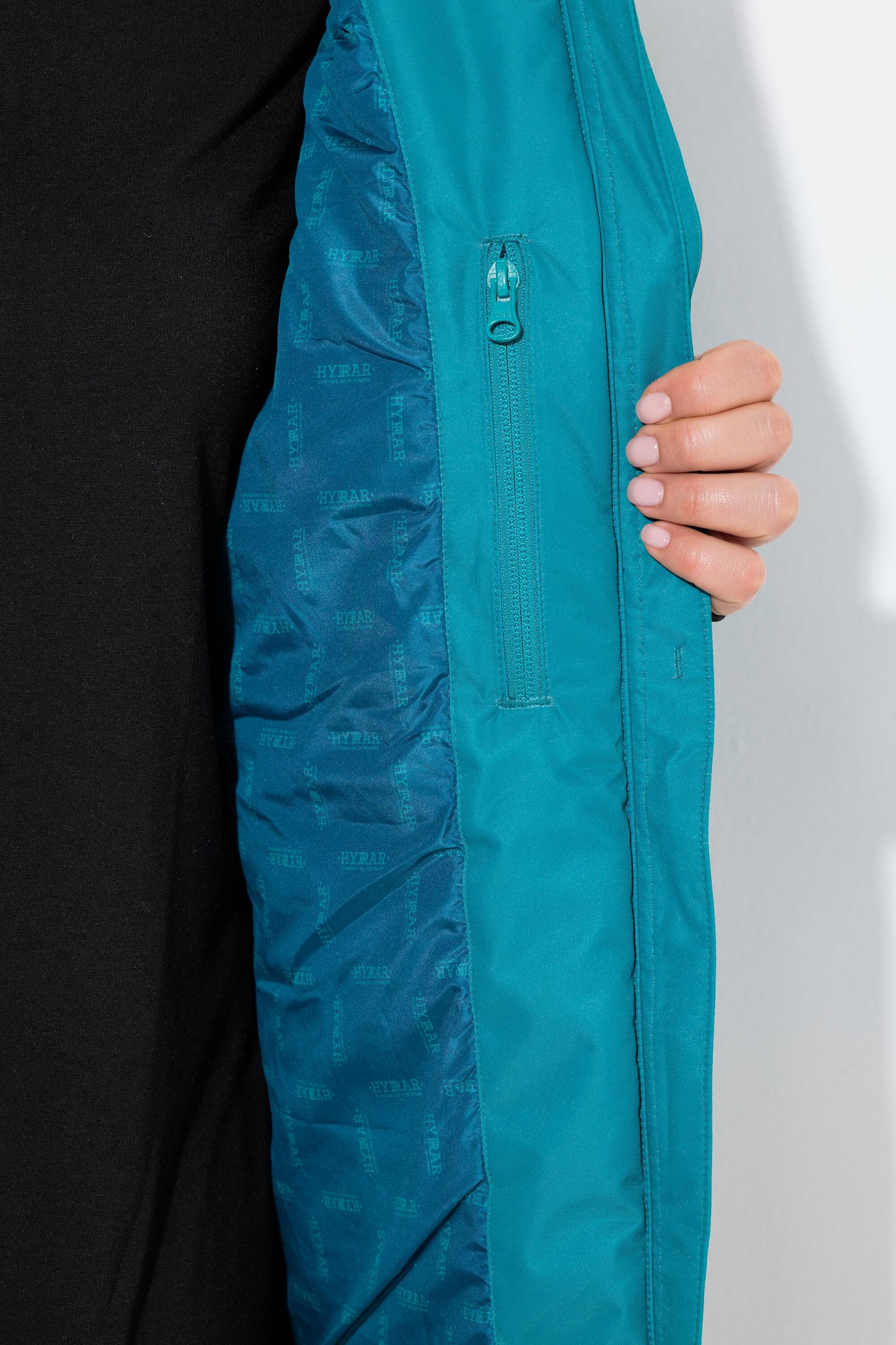 Femme Veste technique HYPRAR à capuche matière imperméable poignets coupe-vent 6/7