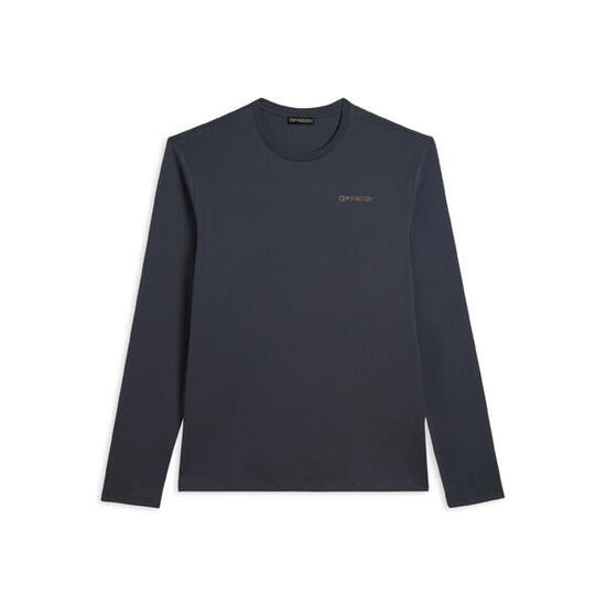 T-shirt à manches longues en coton avec logo sur le cœur